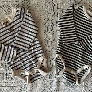 H&M + Cat & Jack Striped Baby Bodysuits